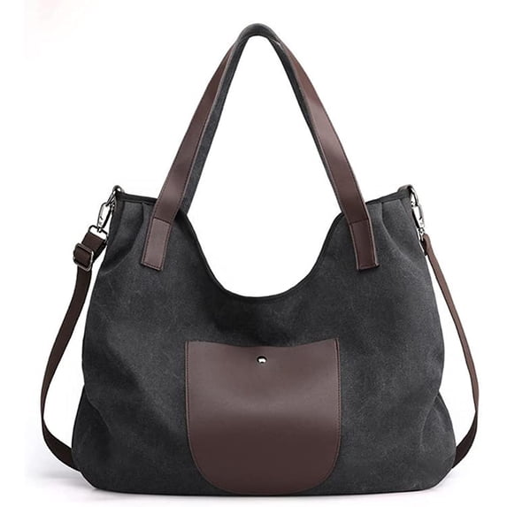 PIKADINGNIS Tote Handbag for Women Hobo Shoulder Purse Roomy Crossbody Bag Canvas Messenger Satchel Tote Purse