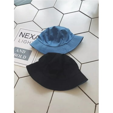PIKADINGNIS Unisex High Quality Solid Double Sided Bucket Hat Men Womens Bob Hip Hop Panama Summer Autumn Lady Fisherman Hat Outdoor Sun Cap