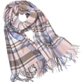 thumbnail image 1 of PIKADINGNIS Winter Cozy Scarf Wraps Classic Tassel Plaid Multi-color Large Long Shawl for Women, 1 of 5