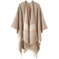 thumbnail image 1 of PIKADINGNIS Winter Fall Warm Scarf Wraps Shawls Cape Phocho Fashion Retro Blanket for Women, 1 of 5