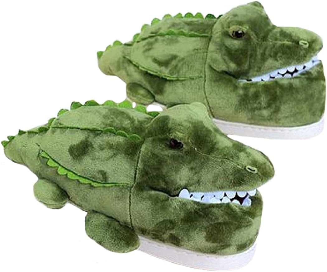 PIKADINGNIS Winter Men's Women's Elephant Animal Slippers Hippo