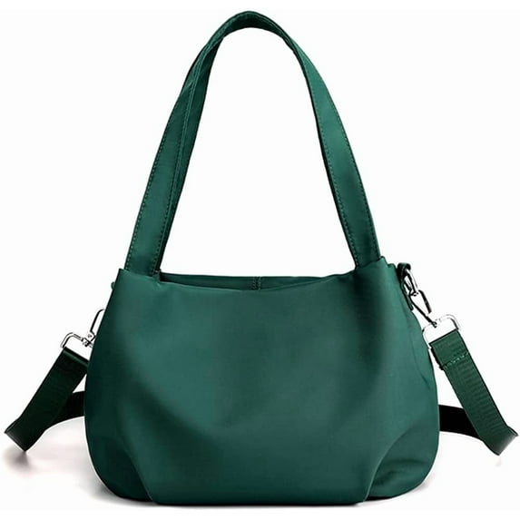 PIKADINGNIS Women Chic Shoulder Bag Trendy Nylon Tote Crossbody Bag Large Hobo Purse