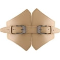 thumbnail image 1 of PIKADINGNIS Women Elastic Wide Band Dress Belt Cinch Stretch Fashion Vintage Waistband PU Leather Belt Custume Cosplay Party, 1 of 6