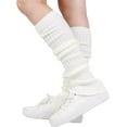 thumbnail image 1 of PIKADINGNIS Women Leg Warmers Knitted Crochet Long Socks Short Boot Leggings Winter Warmer Footless Socks, 1 of 4