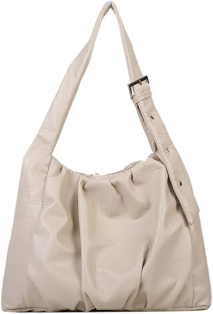 ENOPINK Women's Crossbody Hobo Bag - Fashion Shoulder Purse With Zipper, Removable Straps, PU Leather Clutch - View #7