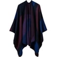 thumbnail image 1 of PIKADINGNIS Women Shawel Wraps Office Beach Poncho Opean Front Sweaters Coat Long Scarf Blanket, 1 of 5