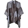 thumbnail image 1 of PIKADINGNIS Women Shawl Wraps Open Front Poncho Double Side Sweater Cardigan Coat Blanket Warm Winter Scarf, 1 of 6