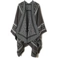 thumbnail image 1 of PIKADINGNIS Women Shawl Wraps Pattern Cardigan Poncho Open Front Sweater Coat Blanket Travel Scarf, 1 of 6