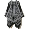 thumbnail image 1 of PIKADINGNIS Women Shawl Wraps Pattern Cardigan Poncho Open Front Sweater Coat Blanket Travel Scarf, 1 of 6