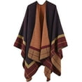 thumbnail image 1 of PIKADINGNIS Women Shawl Wraps Poncho Fleece Sweater Coat Cape Travel Sunscreen Shawel Office Blanket Scarf, 1 of 5