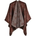 thumbnail image 1 of PIKADINGNIS Women Shawl Wraps Poncho Open Front Cape Sweater Cardigan Blanket for Fall and Winter, 1 of 6