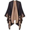 thumbnail image 1 of PIKADINGNIS Women Shawl Wraps Poncho Soft Cardigan Sweaters Open Front Coat Winter Long Scarf Blanket, 1 of 6