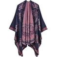 thumbnail image 1 of PIKADINGNIS Women Shawl Wraps Poncho Soft Cardigan Sweaters Open Front Coat Winter Long Scarf Blanket, 1 of 2