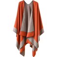 thumbnail image 1 of PIKADINGNIS Women Shawl Wraps Poncho Wram Sweater Cardigan Cape Blanket Large Open Front Coat Scarf, 1 of 6