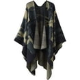 thumbnail image 1 of PIKADINGNIS Women Shawls Wraps Open Front Poncho Coat Cape Cardigan Fall Winter Soft Blanket Sweater Scarf, 1 of 6