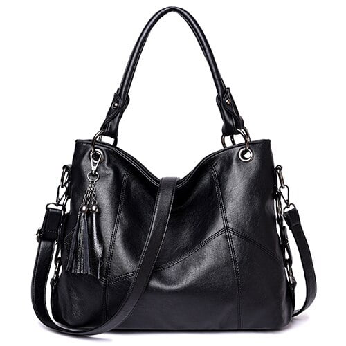 Wholesale Personalized Pure Leather Korean Black Female Hand Bags Ladies -  China Handbag and Lady Bag price
