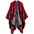 thumbnail image 1 of PIKADINGNIS Women Star Shawl Wraps Poncho Soft Open Front Sweater Cardigan Cape Blanket Scarf, 1 of 4