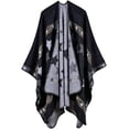 thumbnail image 1 of PIKADINGNIS Women Star Shawl Wraps Poncho Soft Open Front Sweater Cardigan Cape Blanket Scarf, 1 of 4