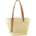thumbnail image 1 of PIKADINGNIS Women Summer Beach Tote Bags Large Straw Bag Handwoven Rattan Shoulder Top-Handle Handbag, 1 of 4