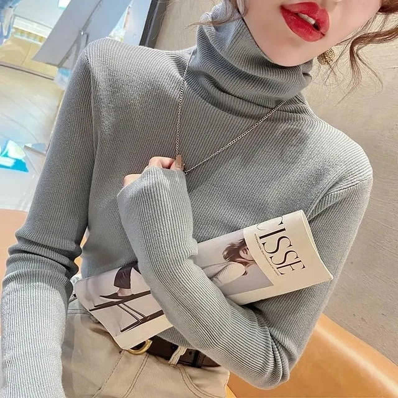 Korean turtleneck fashion best sale