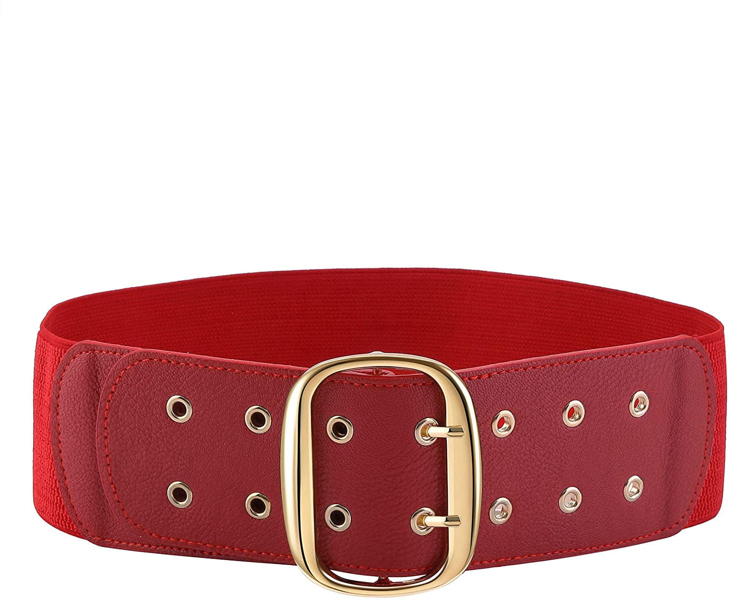 PIKADINGNIS Women Wide Elastic Dress Belt Stretch Waist Belt  display picture 2