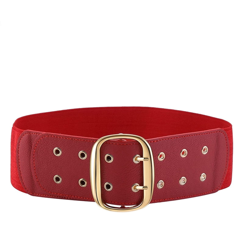 PIKADINGNIS Women Wide Elastic Dress Belt Stretch Waist Belt  display picture 1