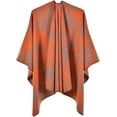 thumbnail image 1 of PIKADINGNIS Women Winter Shawl Wraps Warm Poncho Open Front Sweater Coat Scarf Blanket, 1 of 2
