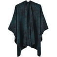 thumbnail image 1 of PIKADINGNIS Women Winter Shawl Wraps Warm Poncho Open Front Sweater Coat Scarf Blanket, 1 of 2