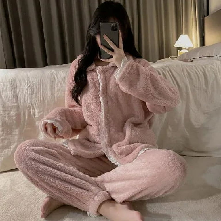 Warmest pajamas multicolored for women