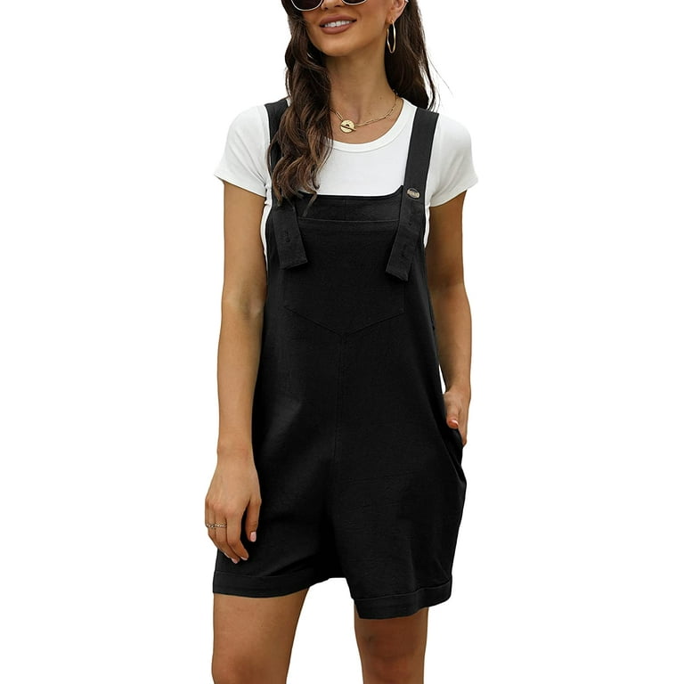 Bib overall shorts best sale walmart
