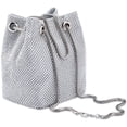 thumbnail image 1 of PIKADINGNIS Women's Full Rhinestones Bucket Bag Mini/Small Crossbody Shoulder Evening Shinny Bling Clutch Purse Bucket Handbag, 1 of 6