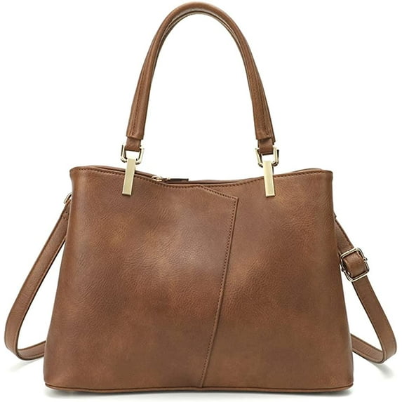 PIKADINGNIS Women’s Handbag Leather Shoulder Purse Large Capacity Crossbody Bag Hobo Travel Commute Purse