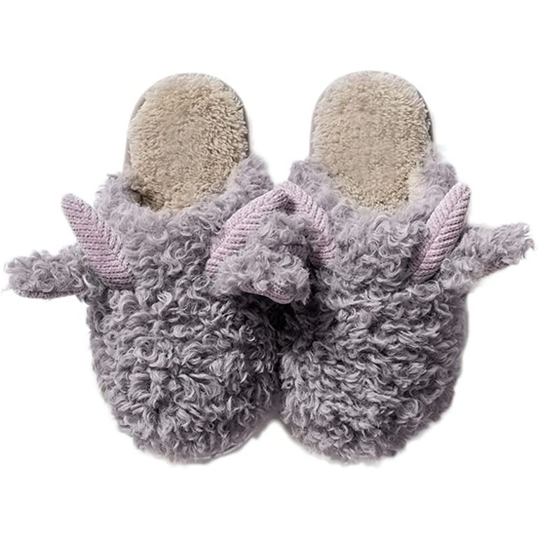 Women's Winter Cold Weather Home Indoor Slippers Fluffy Slipper