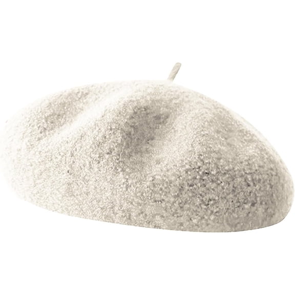 PIKADINGNIS Wool Berets for Women - Classic French Beret Hats for Women and Kids, Solid Color Artist Style