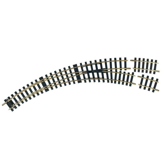 PIKO G SCALE MODEL TRAINS - MANUAL R3-R5 CURVED SWITCH RIGHT - 35225