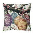 thumbnail image 1 of PIKWEEK 4PCS Easter Pillow Covers Happy Easter Decor Throw Pillow Covers Easter Bunnies Chicks Eggs Cushion Cases Decoration for Holiday Farmhouse Wedding Home Sofa Couch, 1 of 5