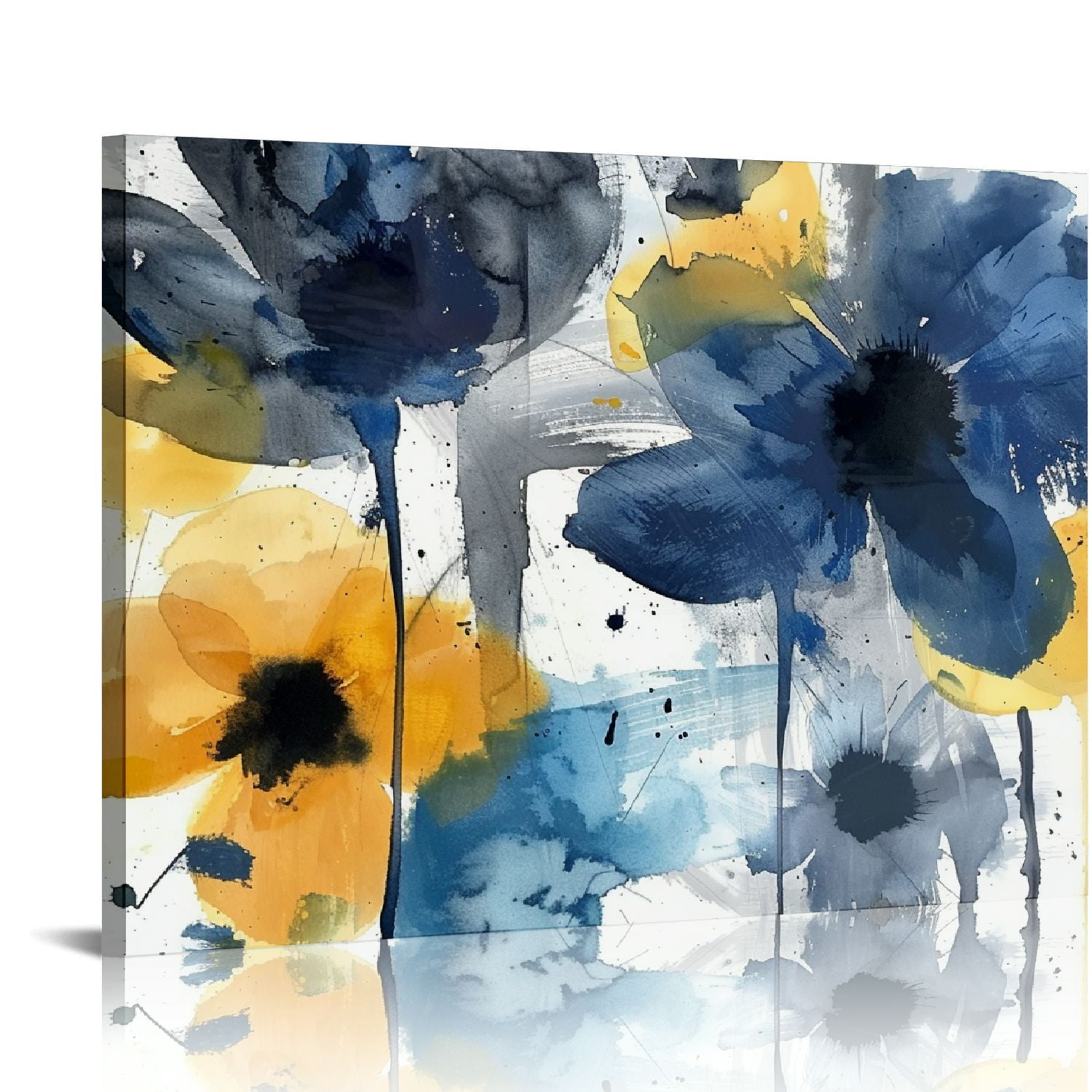 pikweek-abstract-wall-art-nave-blue-canvas-wall-art-painting-on-white