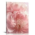 thumbnail image 1 of PIKWEEK BACKYMRART Modern Flower Art Prints Pink Peony Poster Light Pink Rose Wall Art Peony Roses Art Canvas Painting Girls Bedroom Decor Flowers Canvas Wall Art for Living Room Decor, 1 of 5
