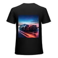 thumbnail image 1 of PIKWEEK BigWig printed Lamborghini poster, shirt design art display, T-shirt children's gift casual breathable men, women, boys, girls Black, 1 of 4