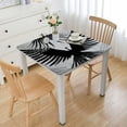 thumbnail image 1 of PIKWEEK Bird Flock Mid Century Modern Square Tablecloth with Elastic Edge white, 1 of 7