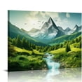 thumbnail image 1 of PIKWEEK Canvas Wall Art Sunset Picture Artwork Wall Decor 5 Pieces Canvas Prints American Large Poster Painting for Living Room, 1 of 4