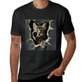 thumbnail image 1 of PIKWEEK Cute Cat for Kitten Lovers Colorful Art Kitty Adoption T-Shirt，Casual top with short sleeves, 1 of 3