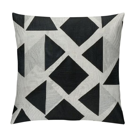 PIKWEEK Decorative GeometricThrow Pillow Covers - Modern Pattern Linen Square Pillow Cushion Case for Sofa Couch Bed Home Outdoor Car Multiple specifications