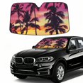 thumbnail image 1 of PIKWEEK Front Windshield Sun Shade-Accordion Folding Auto Sunshade for Car Truck SUV-Blocks UV Rays Sun Visor Protector-Keep Your Vehicle Cool  Various Size 51.18*27.59 in, 1 of 7