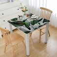thumbnail image 1 of PIKWEEK Full Width Single-Sided Printing Square Tablecloth Hummingbird Lily Flower Green Leaf Bird Butterfly white, 1 of 7