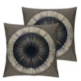 thumbnail image 1 of Wuche Green Sun Sunrise Sunshine Lumbar Pillow Covers  Sunset Boho Abstract Rectangle Pillow Cases Bohemian Throw Pillows Set of 2 Beachy Room Decor Aesthetic For Couch Multiple specifications, 1 of 6