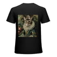 thumbnail image 1 of Wuche Katie Cat - Cute Cat Fun Art Print, Designed Shirt, Art Display, T-shirt Lover Gift Casual Breathable Men's, Women's, Boys', Girls', Children's Black, 1 of 4