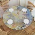 thumbnail image 1 of PIKWEEK Landscape Circular Elastic Table Cover Painting Round Fitted Tablecloth with Stretch Elastic for Picnic, Patio, Banquet and Party Tables, 1 of 7