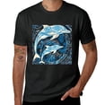 thumbnail image 1 of PIKWEEK Life Is Better With Dolphins T Shirts Personalized Crewneck Short Sleeves for Men Women Youth Gifts Dolphin lovers T-Shirt, 1 of 3