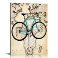 thumbnail image 1 of PIKWEEK Life is Like Riding A Bicycle Funny Quotes Life Poster Art Canvas Wall Prints Modern Retro Painting Vertical Picture Decoration, 1 of 4